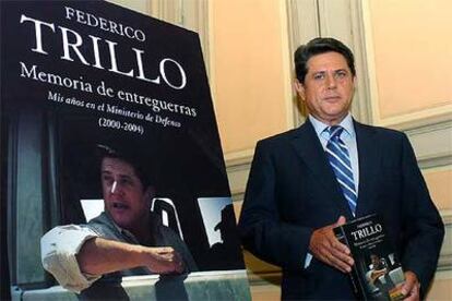 Federico Trillo, durante la presentación de su libro <i>Memoria de entreguerras,</i> ayer en la Casa de América.