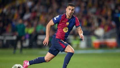 Ferran Torres, en la Champions League contra el Borussia.