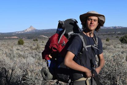 José Daniel Puerta durante una excursión en Estados Unidos.