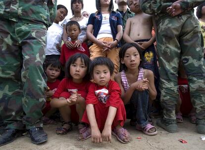 Campos de refugiados en Leigu, en el sureste de China.