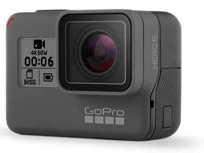 GoPro lanza su nueva Hero6 con grabación de vídeo en 4K y a 60fps