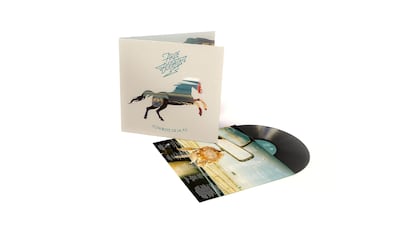 Vista del vinilo ‘Cowboys de la A3’ de Arde Bogotá.