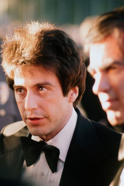 Al Pacino, nominado a mejor actor secundario por El irlandés. La consideración que la academia otorgó a Al Pacino como candidato a mejor actor de reparto por El padrino no se materializó en premio, pero sí en su estreno en la alfombra roja de la noche del año más importante para Hollywood.