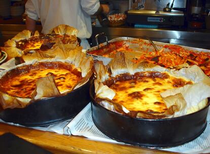 Tartas de queso y manzana de La Viña