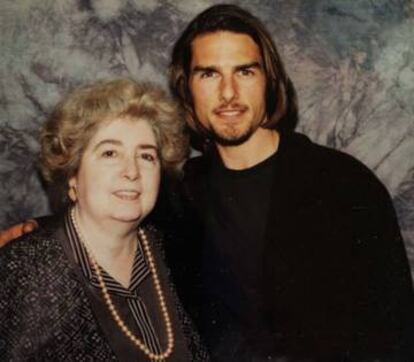 Maria Snoeys-Lagler con Tom Cruise.