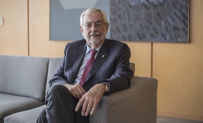 Enrique Graue, actual rector de la UNAM, en Ciudad Universitaria en Ciudad de México.