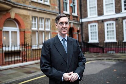 Jacob Rees-Mogg, en noviembre de 2018.