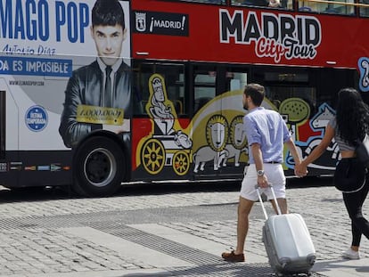 Turistas en el centro de Madrid