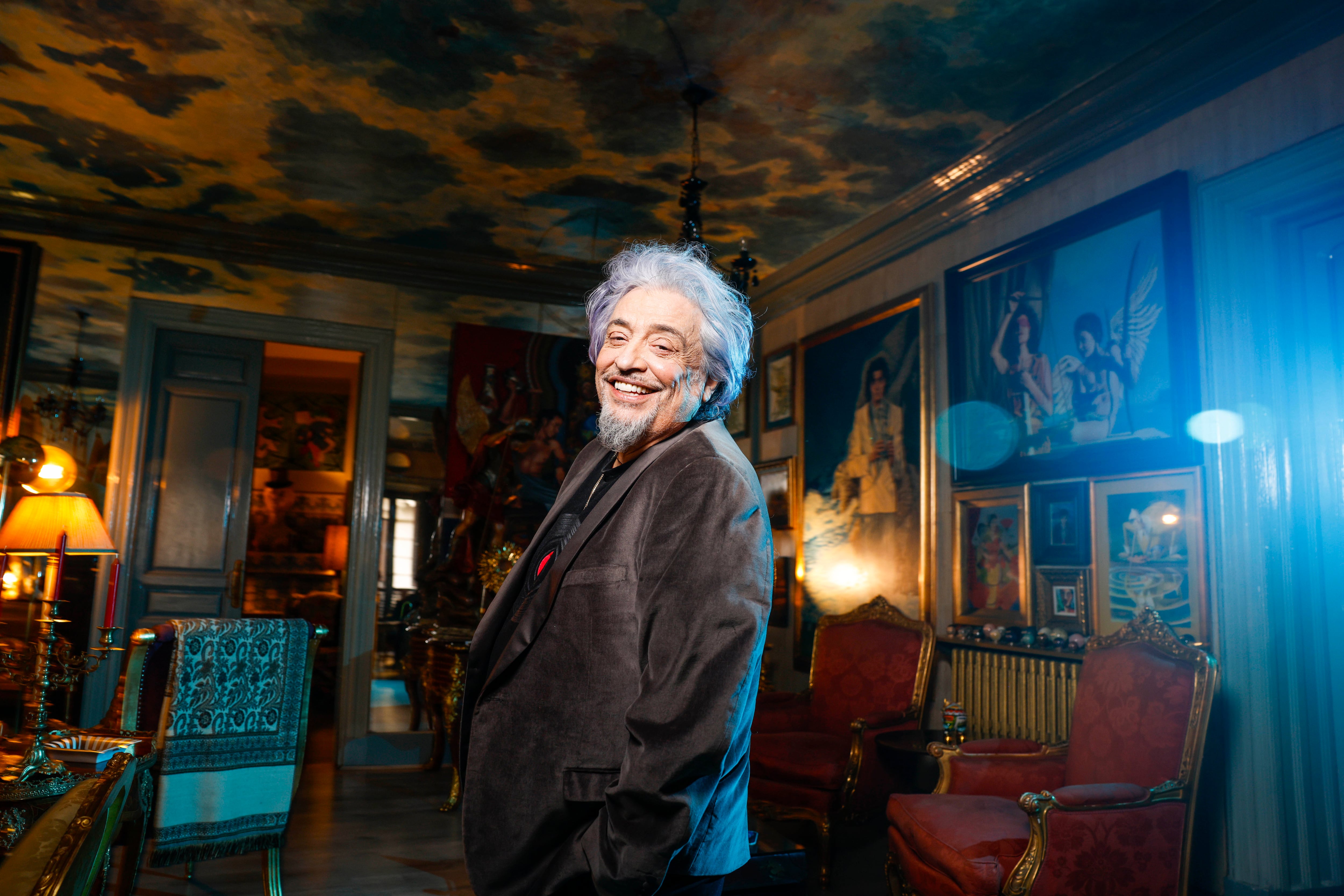 Miguel Ángel Arenas, ‘Capi’, el 2 de febrero en su casa en Madrid.