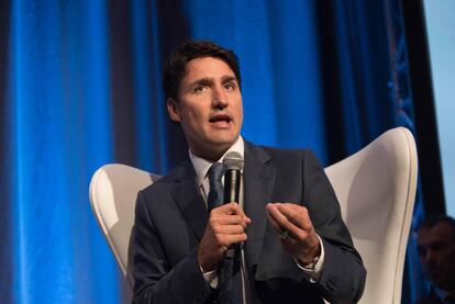 O primeiro-ministro do Canadá,  Justin Trudeau.