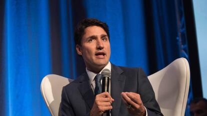 O primeiro-ministro do Canadá,  Justin Trudeau.