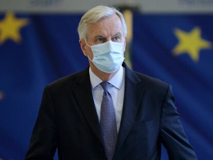 El negociador jefe de la UE, Michel Barnier, el martes en Bruselas.