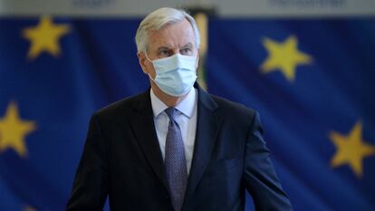 El negociador jefe de la UE, Michel Barnier, el martes en Bruselas.