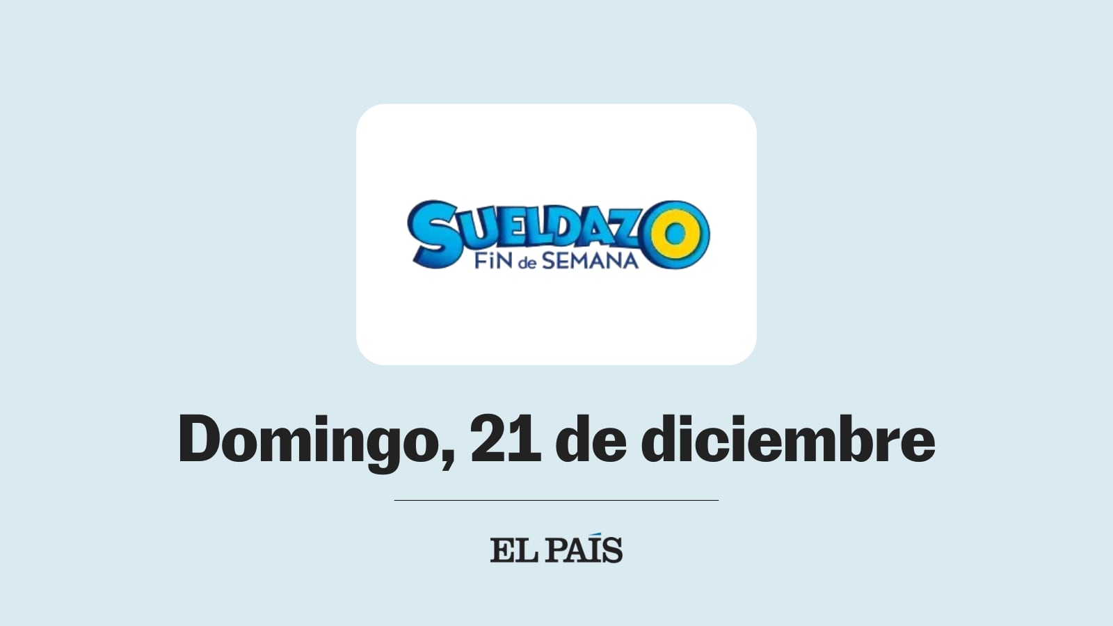 Sueldazo de la ONCE: comprobar sorteo del domingo 21 de diciembre