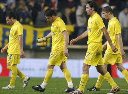 Santiago Cazorla, Nihat Kahveci, Robert Pires y Jon Dahl Tomasson