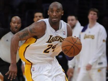 El jugador de los Lakers Kobe Bryant.