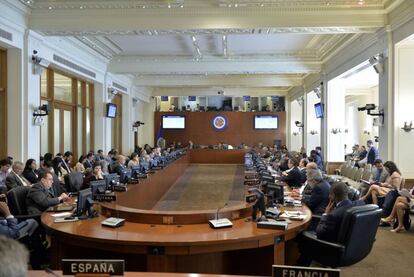 Sesión del Consejo Permanente de la Organización de Estados Americanos (OEA)