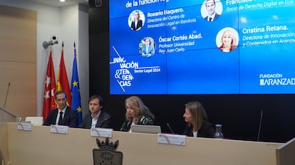 Presentación del informe 'Innovación y Tendencias del Sector Legal 2024' en la sede del ICAM