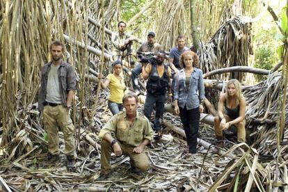 Los protagonistas de The River, que hoy se estrena en Fox