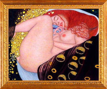 El lienzo Dánae, de Gustav Klimt, de 1907