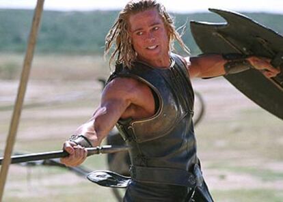 Brad Pitt, en una imagen de <i>Troya.</i>
