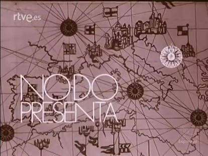 The opening titles of one of No-Do's newsreels.