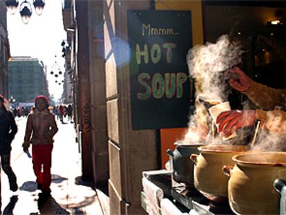 Caldo contra la ola de frío