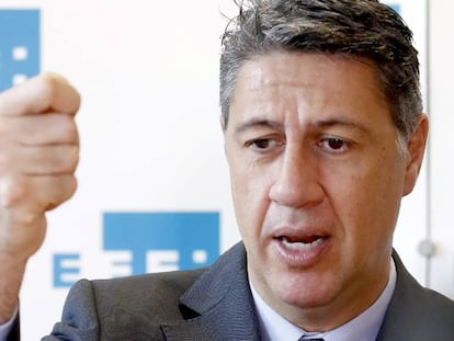 Xavier García Albiol, en un momento de la entrevista.