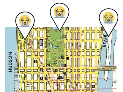¿Dónde llorar en Nueva York, una ciudad con gente por todas partes? Algunos usuarios de Internet han hecho una guía para sortear el problema.