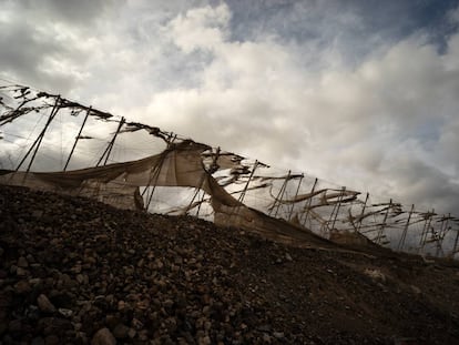 Invernaderos abandonados en Los Abrigos (Tenerife) 