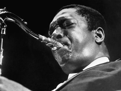 John Coltrane em Amsterdã, em 1962.