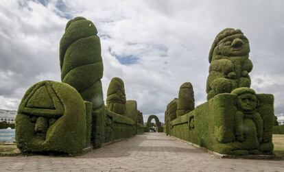 El cementerio de Tulcán, en Ecuador.