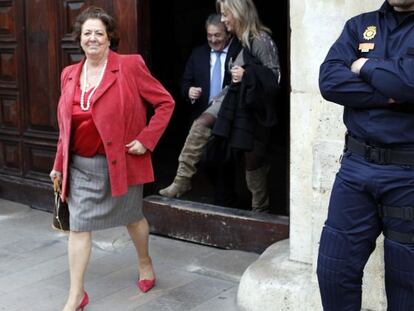 Rita Barberá, el día que acudió al juicio de Camps.
