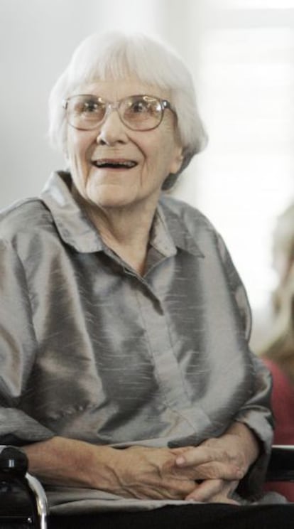 La escritoria Harper Lee en un acto público en 2007.