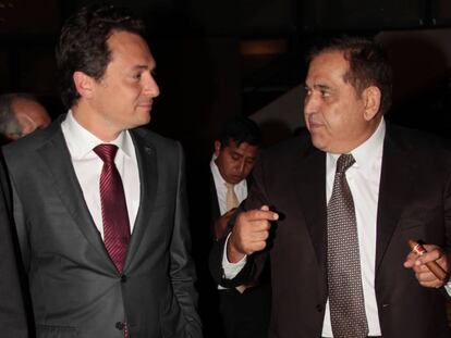 Emilio Lozoya, exdirector de Petróleos de México, y Alonso Ancira, dirigente de la acerera Altos Hornos.