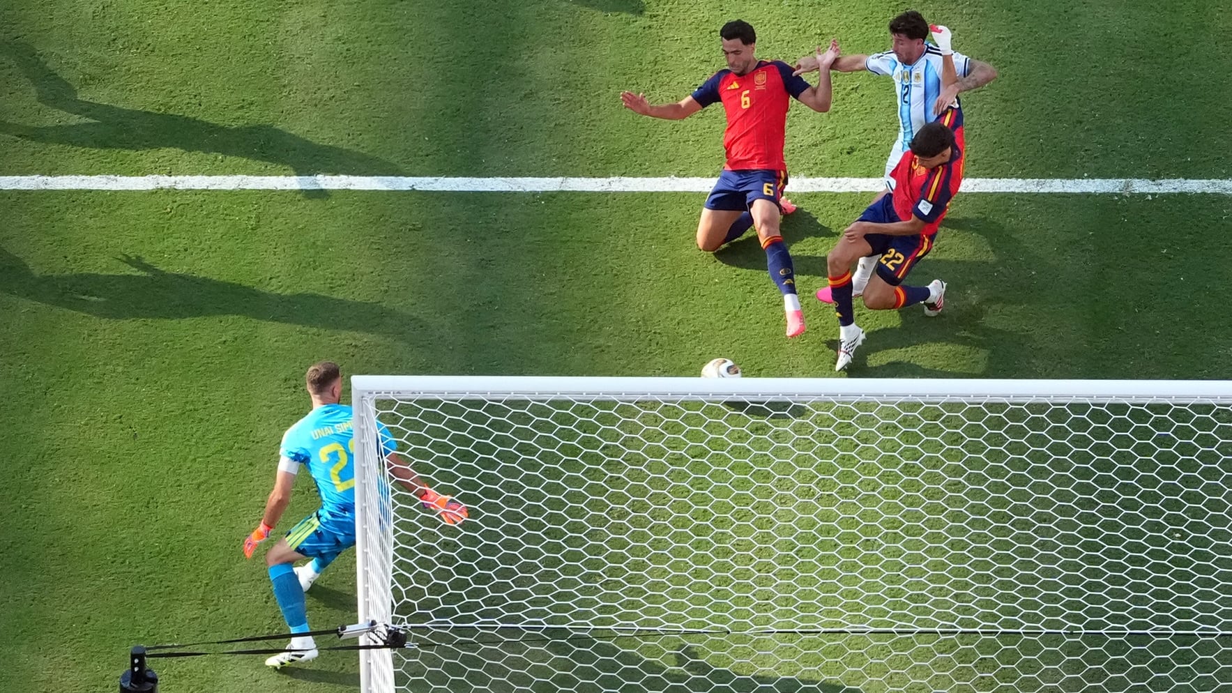 Las dos ocasiones con las que Argentina ha podido empatar en los minutos finales