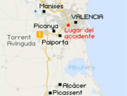 Accidente de metro en Valencia