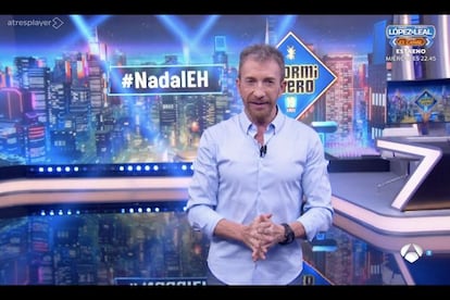 Pablo Motos durante la emisión de un programa de 'El hormiguero' de esta temporada.