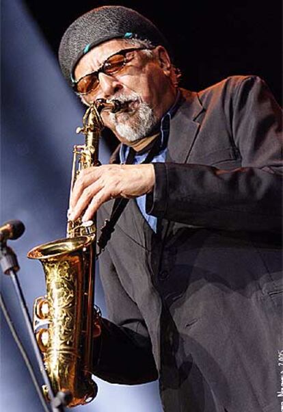 El saxofonista norteamericano Charles Lloyd.