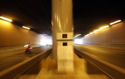 El radar del t&uacute;nel de la calle Costa Rica.