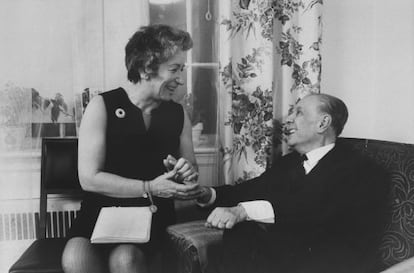 Jorge Luis Borges y su primera esposa, Elsa Astete Millán.