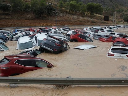 Efectos de la gota fría, el pasado septiembre, en Orihuela (Alicante).