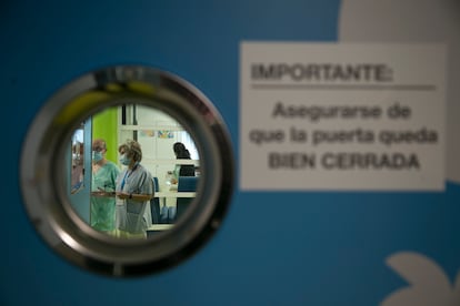 Una de las plantas del hospital Gregorio Marañón