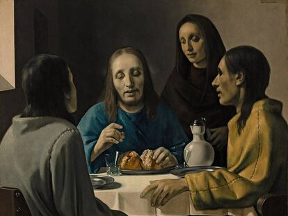 'La cena en Emmaus', de Han van Meegeren, atribuida en su momento a Vermeer. 