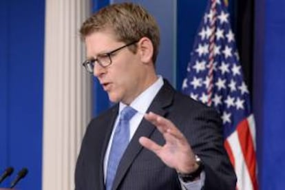 El portavoz de la Casa Blanca, Jay Carney. EFE/Archivo