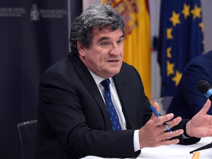 El ministro de Inclusión, Seguridad Social y Migraciones de España, José Luis Escrivá