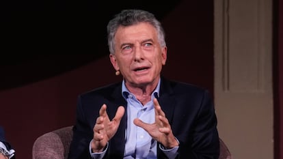 Mauricio Macri en Madrid, el 21 de mayo de 2025.