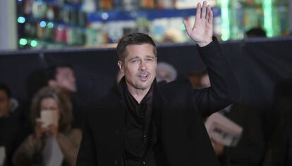 Brad Pitt, en su reciente estancia en Madrid.