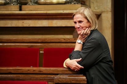 La presidenta del Parlament, Nuria de Gispert.