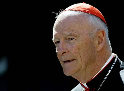 cardenal Theodore McCarrick en el Vaticano